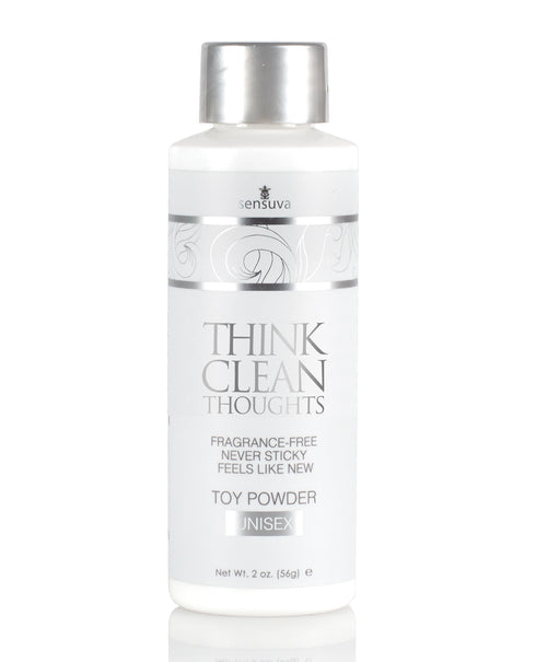 Sensuva Think Clean Thoughts Toy Powder 2 fl oz